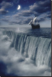 Sailboat and Waterfall at Earth