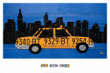 New York Taxi Cab Art Print