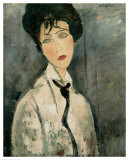 Woman in Black Tie, 1917