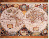 Antique Map, Geographica, c.1630