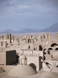 Rooftops and Wind Towers, Yazd, Iran, Middle East