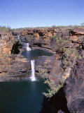 View of All Four Falls of the Mitchell Falls, Kimberley, Western Australia, Australia