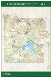 Map of Yellowstone National Park