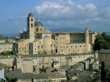 View from the North of the Old Centre of Urbino with the Cathedral Left and Palazzo Ducale Right