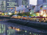 Buy Lights and Reflections, Boat Quay, Singapore at AllPosters.com