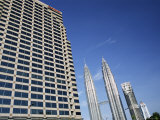 Buy Petronas Twin Towers and Business Building on Left, Kuala Lumpur, Malaysia, Southeast Asia at AllPosters.com