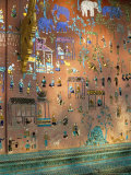 Buy Glass Mosaic Dating from the 1950s Commemorating the 2500 Year Anniversary of the Buddha's Nirvana at AllPosters.com