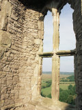 Buy Detail of Window in Weobley Castle, Gower Peninsula, West Glamorgan, Wales, United Kingdom at AllPosters.com