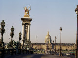Les Invalides and Pont Alexandre III, Paris, France