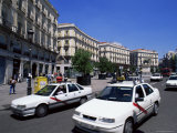 Buy Traffic Moves Around Square, Puerta Del Sol, Madrid, Spain at AllPosters.com