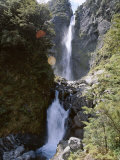 Buy Devils Punchbowl Falls, 131M High, on Walking Track in Mountain Beech Forest, Southern Alps at AllPosters.com