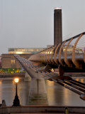 Millennium Bridge and Tate Modern, London, England, United Kingdom