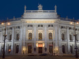 Hofburgtheatre at Night, Vienna, Austria