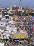Oktoberfest from Above, Munich, Bavaria, Germany