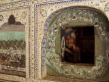 Buy Decorated Window, Sultan Mahal, Samode Palace, Near Jaipur, Rajasthan State, India at AllPosters.com