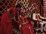 Buy Couple at Wedding Reception, Jaipur, Rajasthan State, India at AllPosters.com