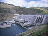Buy The Clyde Dam on the River Clutha, Central Otago, New Zealand at AllPosters.com