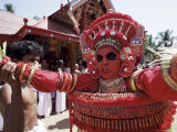 Buy Vishnumurthi, Teyyam Ritual, Nellikkathuruthi Temple, Malabar Coast, Kerala State, India at AllPosters.com