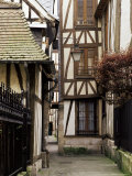 Buy Timber-Framed Houses in a Narrow Alleyway, Rouen, Haute Normandie (Normandy), France at AllPosters.com