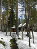 Buy A Summer Holiday Cottage During the Spring Thaw, Kuihmo Province, Finland, Scandinavia at AllPosters.com