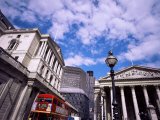 Bank of England and the Royal Exchange, City of London, London, England, United Kingdom