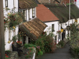Buy The Rising Sun Hotel and Thatched Buildings, Lynmouth, Devon, England, United Kingdom at AllPosters.com