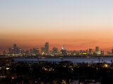 Sunset Over Miami, Florida, USA