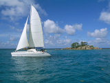 Buy Catamaran, Island of Praslin, Seychelles, Indian Ocean, Africa at AllPosters.com