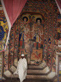 Interior of the Christian Church of Ura Kedane Meheriet, Zege Peninsula, Lake Tana, Ethiopia