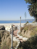 Buy View from Palisades Down to Beach, Santa Monica Beach, Santa Monica, California, USA at AllPosters.com