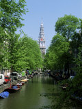 Zuiderkerk from Staal Straat, Amsterdam, Holland