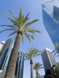 Buy Downtown, Bonaventure Hotel in Background, Los Angeles, California, USA at AllPosters.com