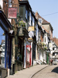 Buy Shop Signs, Steep Hill, Lincoln, Lincolnshire, England, United Kingdom at AllPosters.com