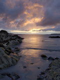 Buy Beach at Sunset, Near Tully Cross, Connemara, County Galway, Connacht, Republic of Ireland at AllPosters.com