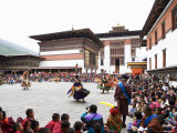Buy Buddhist Festival (Tsechu), Trashi Chhoe Dzong, Thimphu, Bhutan at AllPosters.com