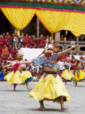 Buy Buddhist Festival (Tsechu), Trashi Chhoe Dzong, Thimphu, Bhutan at AllPosters.com