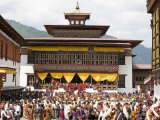 Buy Buddhist Festival (Tsechu), Trashi Chhoe Dzong, Thimphu, Bhutan at AllPosters.com
