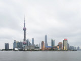 Buy Pudong District and the Oriental Pearl Tower, Shanghai, China at AllPosters.com