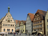 Buy Ratstrinkstube and Town Houses, Marktplatz, Rothenburg Ob Der Tauber, Germany at AllPosters.com