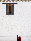 Buy Buddhist Monks, Paro Dzong, Paro, Bhutan at AllPosters.com