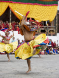 Buy Buddhist Festival (Tsechu), Trashi Chhoe Dzong, Thimphu, Bhutan at AllPosters.com