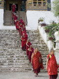 Buddhist Monks, Punakha Dzong, Punakha, Bhutan
