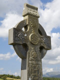 Buy Celtic Style Cross, Graveyard at Burrishoole Abbey, Near Newport, County Mayo, Connacht, Ireland at AllPosters.com