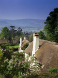 Buy Thatched Cottages at Selworthy Green, with Exmoor Beyond, Somerset, England, United Kingdom at AllPosters.com