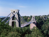 Buy Clifton Suspension Bridge, Bristol, Avon, England, United Kingdom at AllPosters.com
