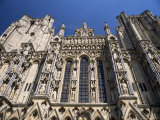 Buy Architectural Detail, West Front, Wells Cathedral, Somerset, England, United Kingdom at AllPosters.com