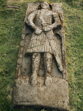 Buy Crusader Grave, St. Columba's Chapel, Isle of Skye, Highland Region, Scotland at AllPosters.com
