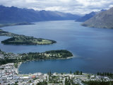 Queenstown Bay and the Remarkables, Otago, South Island, New Zealand