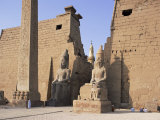 Buy Colossi of Rameses II, Luxor Temple, Luxor, Unesco World Heritage Site, Thebes, Egypt at AllPosters.com