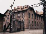 Entrance Gate with Lettering Arbeit Macht Frei, Auschwitz Concentration Camp, Poland